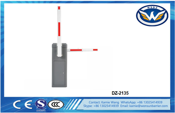 Two Arm Automatic Car Park Barriers RS485 Traffic Light Interface Two Motors